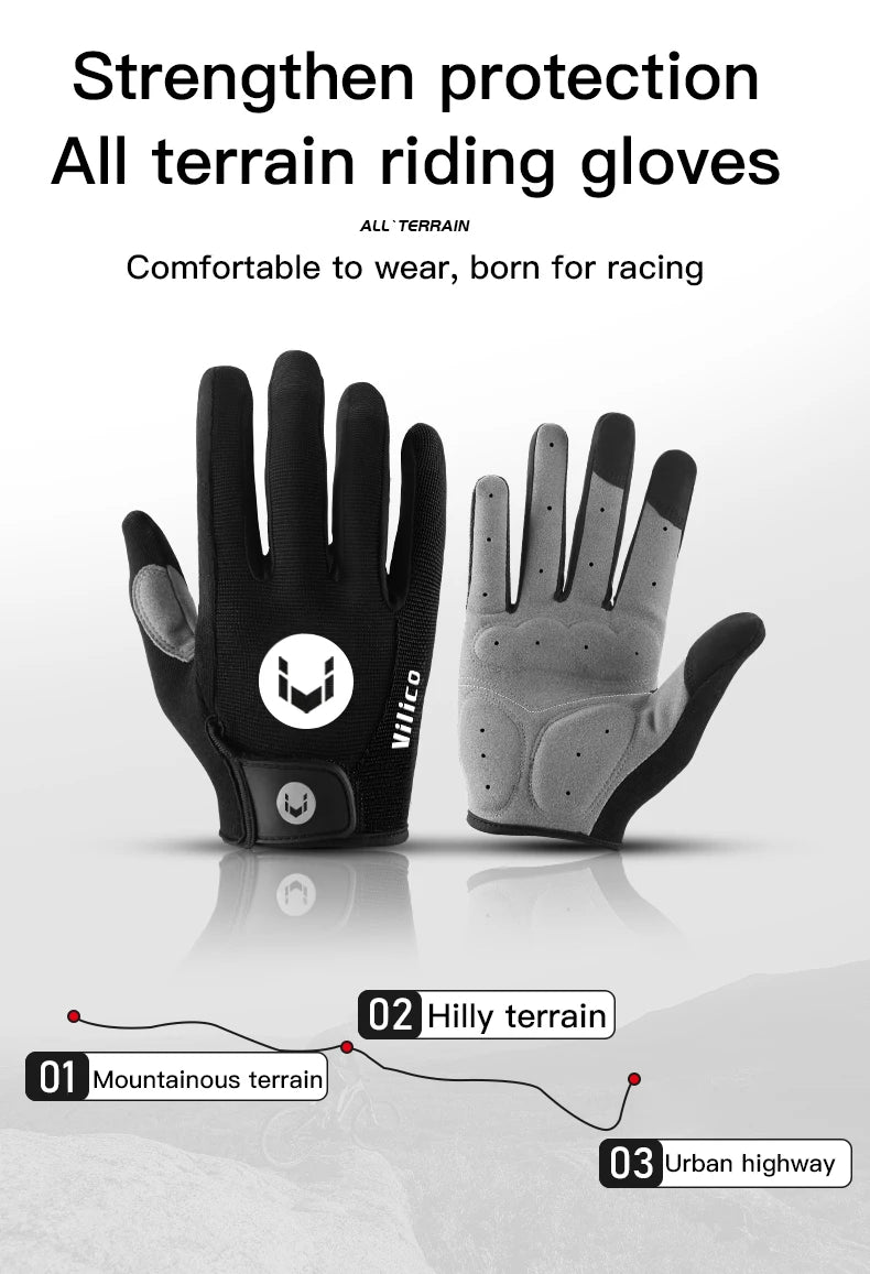 Cycling Anti-slip Half Finger Gloves MTB Bike Bicycle Gloves Pad Men Women Breathable Anti-shock Sports Gloves