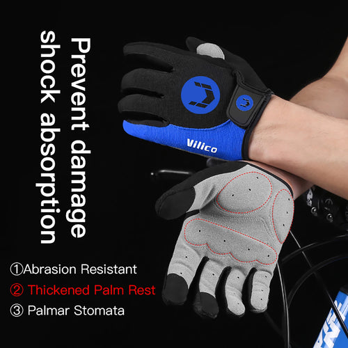 Cycling Anti-slip Half Finger Gloves MTB Bike Bicycle Gloves Pad Men Women Breathable Anti-shock Sports Gloves