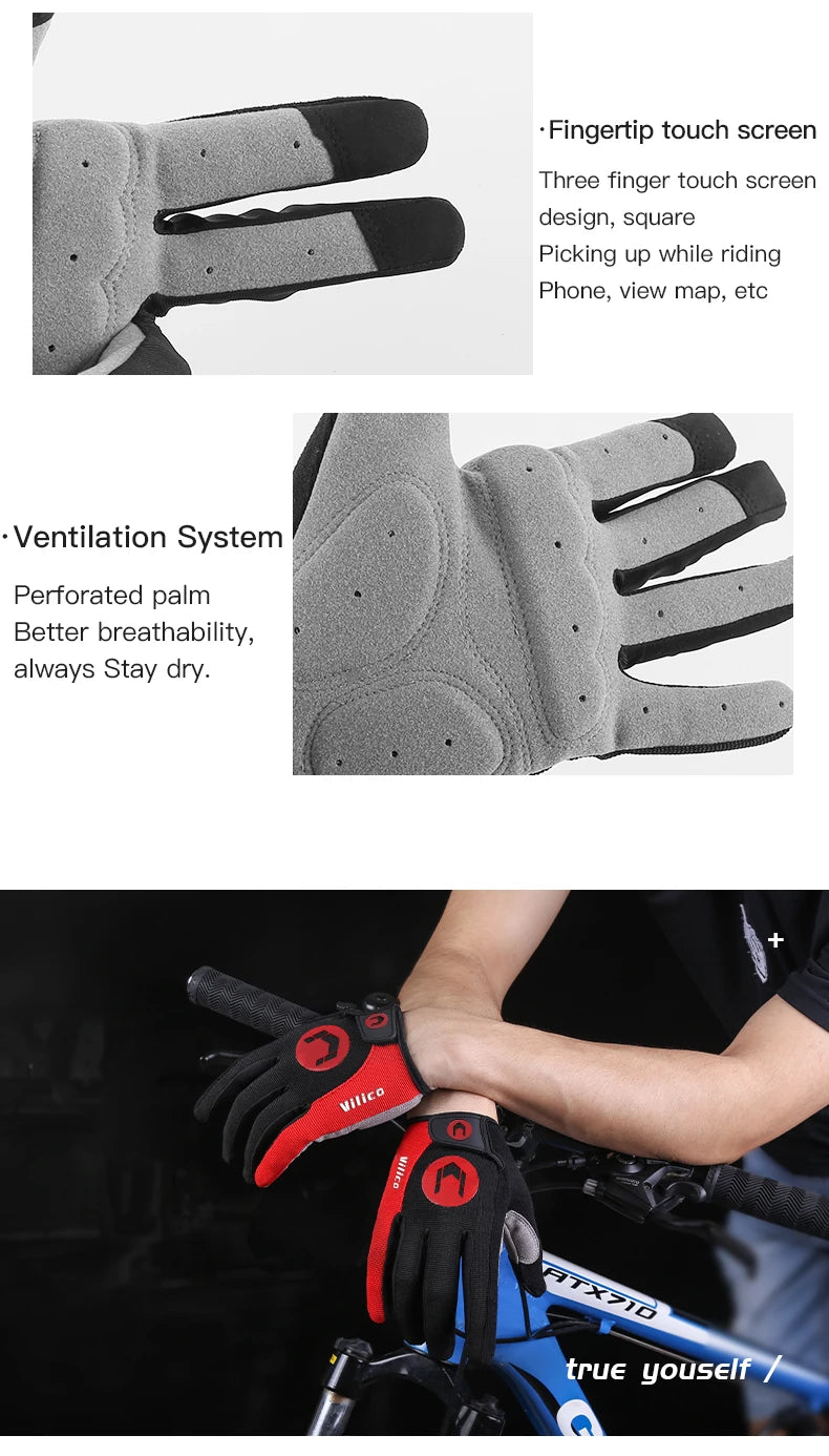 Cycling Anti-slip Half Finger Gloves MTB Bike Bicycle Gloves Pad Men Women Breathable Anti-shock Sports Gloves