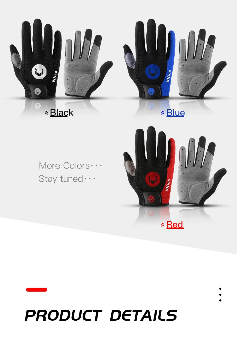 Cycling Anti-slip Half Finger Gloves MTB Bike Bicycle Gloves Pad Men Women Breathable Anti-shock Sports Gloves