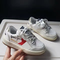 Boys Spring Autumn Soft Soled Comfortable Sports Children Casual Shoes Korean Version Fashion Retro Girls Star Board Shoes