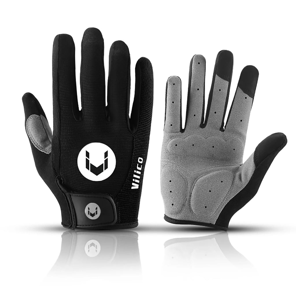 Cycling Anti-slip Half Finger Gloves MTB Bike Bicycle Gloves Pad Men Women Breathable Anti-shock Sports Gloves