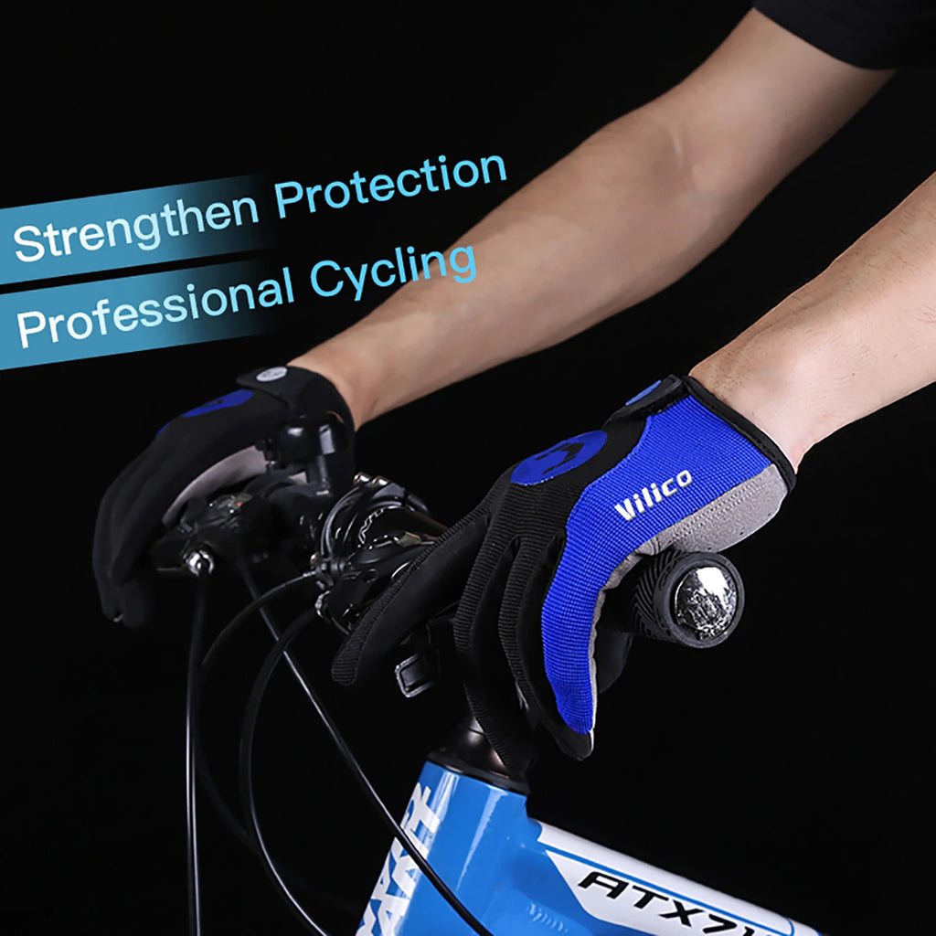 Cycling Anti-slip Half Finger Gloves MTB Bike Bicycle Gloves Pad Men Women Breathable Anti-shock Sports Gloves