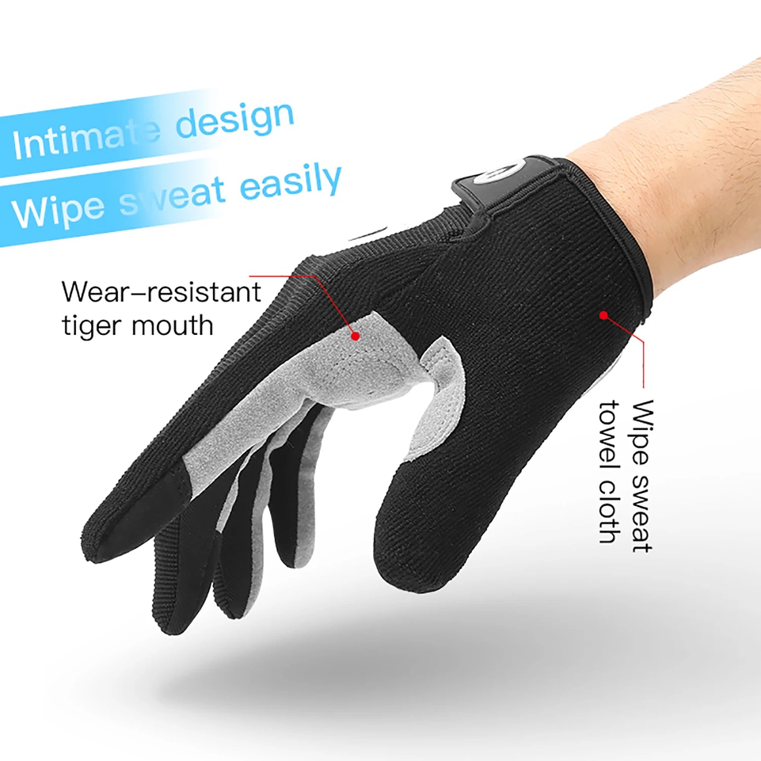 Cycling Anti-slip Half Finger Gloves MTB Bike Bicycle Gloves Pad Men Women Breathable Anti-shock Sports Gloves